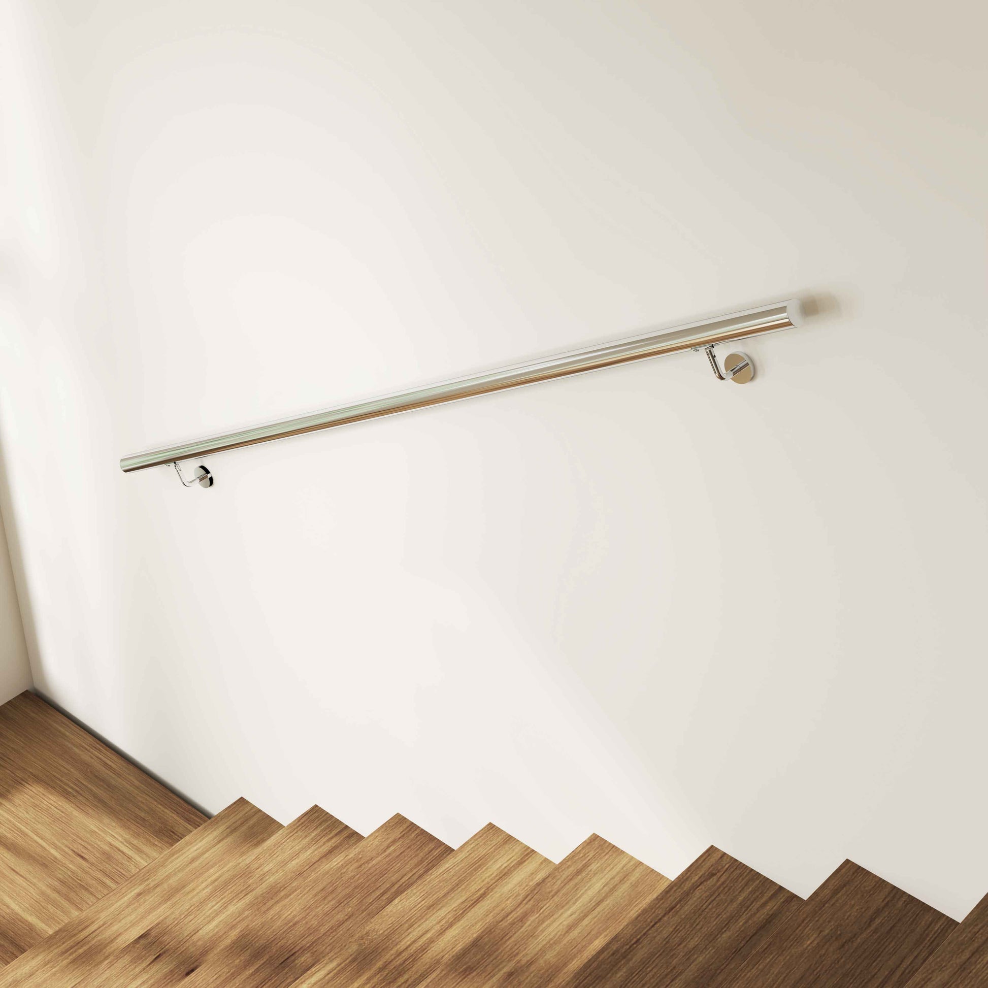 Pasamanos de escalera de acero inoxidable 304 para interior y exterior - 80/100/120/150/180/200 cm