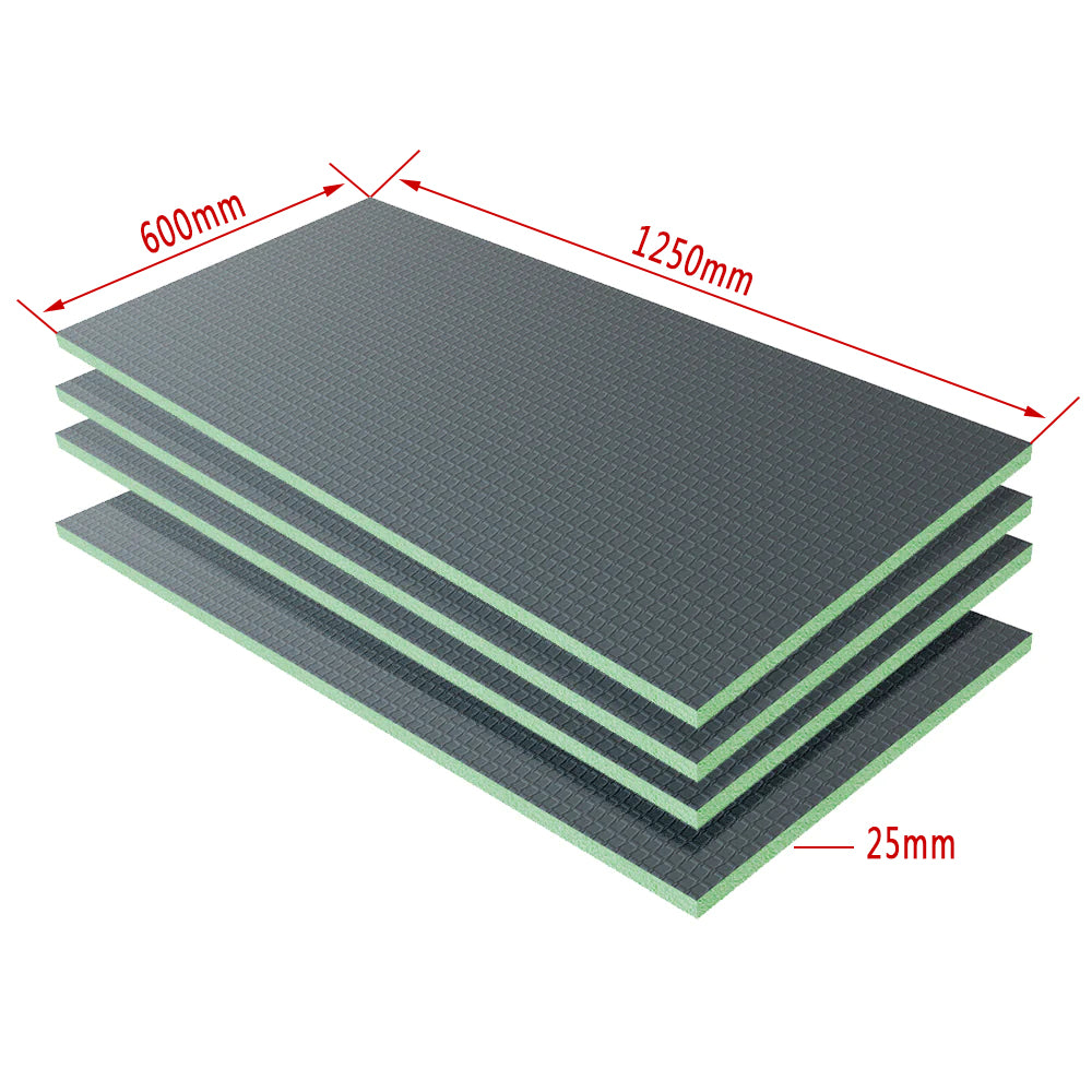Tablero de respaldo de azulejos de XPS, Tablero de aislamiento impermeable, Panel de construcción, Diferentes dimensiones opcionales