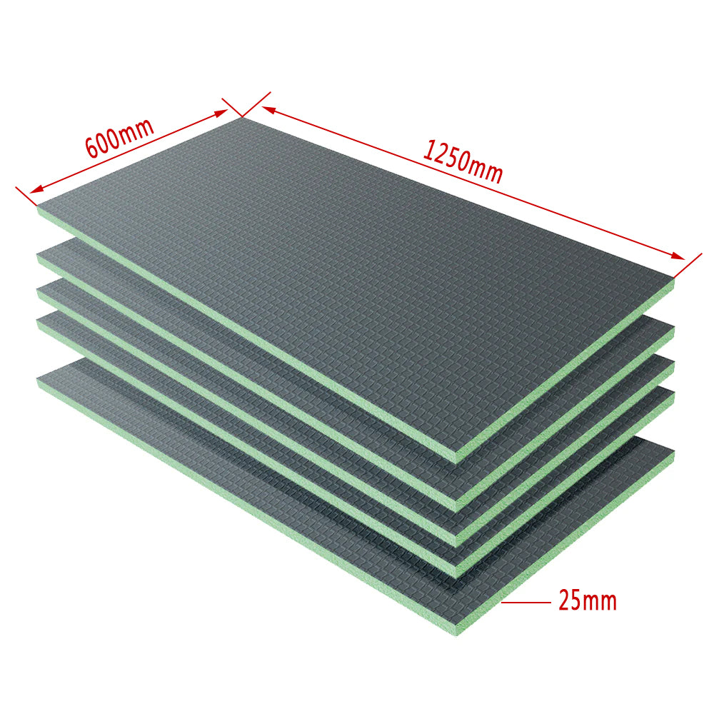 Tablero de respaldo de azulejos de XPS, Tablero de aislamiento impermeable, Panel de construcción, Diferentes dimensiones opcionales