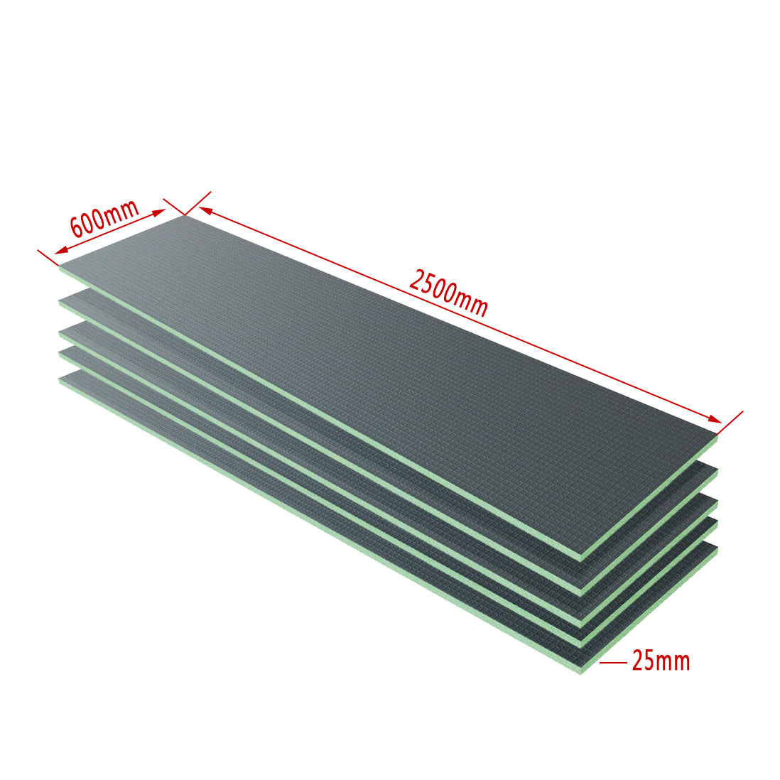Tablero de respaldo de azulejos de XPS, Tablero de aislamiento impermeable, Panel de construcción, Diferentes dimensiones opcionales