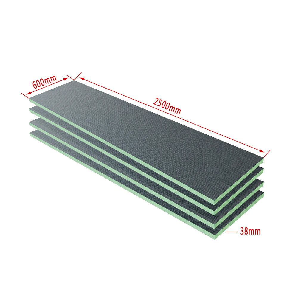 Tablero de respaldo de azulejos de XPS, Tablero de aislamiento impermeable, Panel de construcción, Diferentes dimensiones opcionales