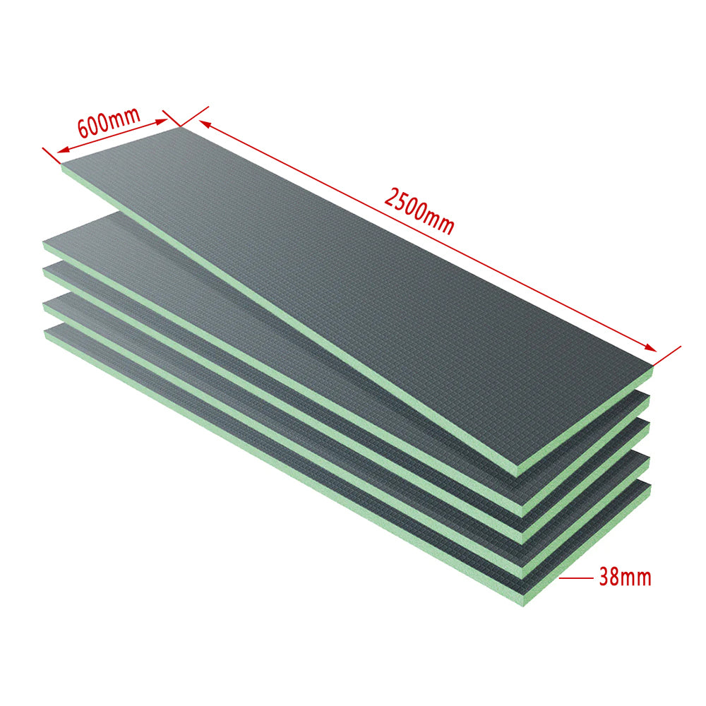 Tablero de respaldo de azulejos de XPS, Tablero de aislamiento impermeable, Panel de construcción, Diferentes dimensiones opcionales