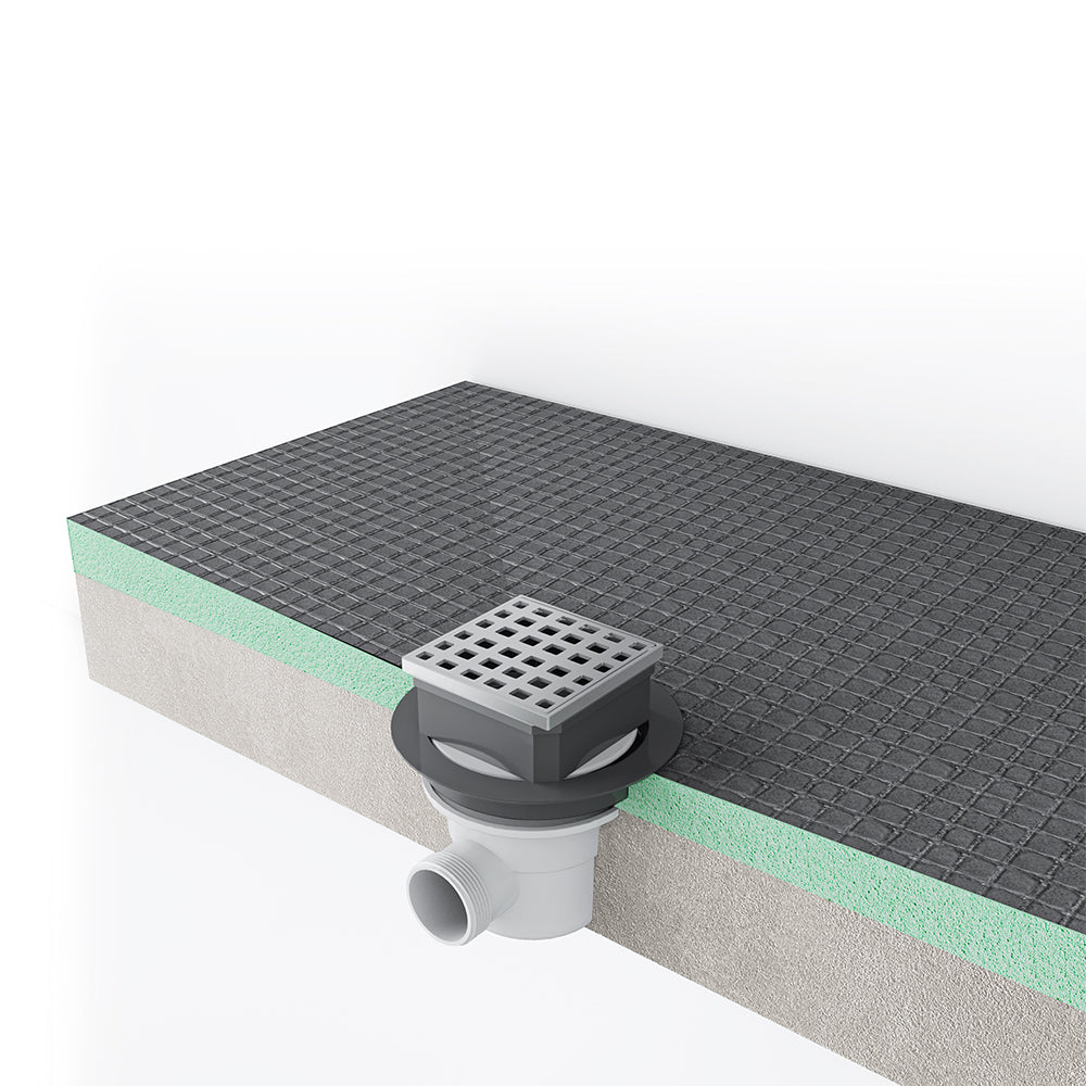 AICA Plato de ducha de XPS con accesorios de desagüe, Tablero de aislamiento impermeable, Panel de construccion