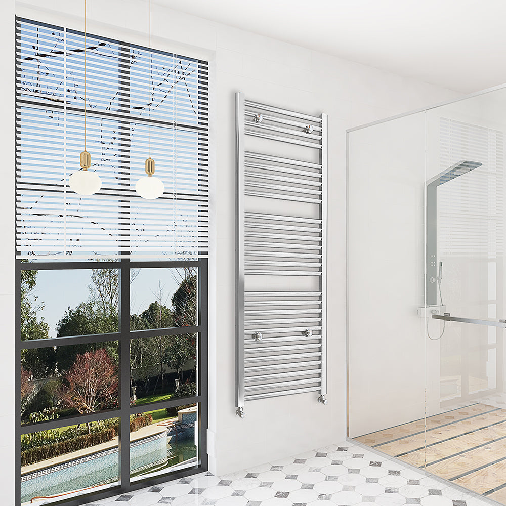 180CM Cromo Cuarto de baño Calefacción central Toallero Escalera