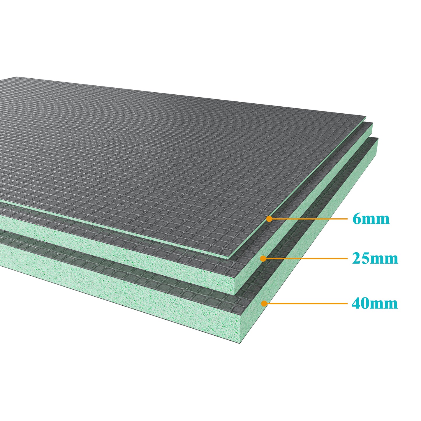 Tablero de respaldo de azulejos de XPS, Tablero de aislamiento impermeable, Panel de construcción, Diferentes dimensiones opcionales