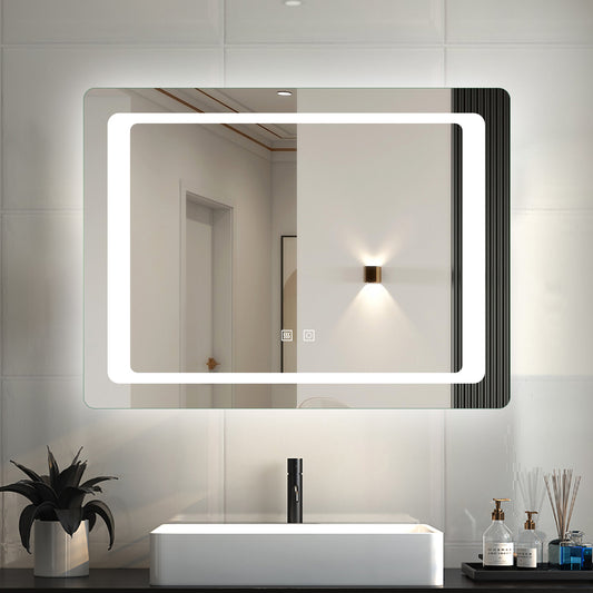 Espejo de baño con luz LED(Brillo LED Envolvente) / antivaho calefactado / táctil / vertical y horizontal