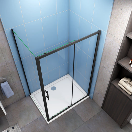 Cuarto de baño 140x185 cm con paneles laterales