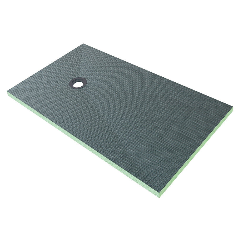 AICA Plato de ducha de XPS con accesorios de desagüe, Tablero de aislamiento impermeable, Panel de construccion 1600x900mm
