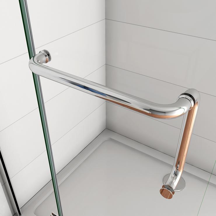 liquidacion Walk in 2 hojas plegables 8mm vidrio templado con tratamiento antical,Barra 30cm,190cm
