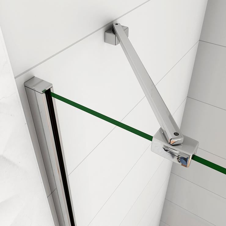 liquidacion Walk in 2 hojas plegables 8mm vidrio templado con tratamiento antical,Barra 30cm,190cm