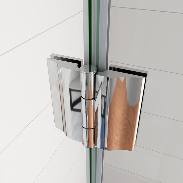 liquidacion Walk in 2 hojas plegables 8mm vidrio templado con tratamiento antical,Barra 30cm,190cm