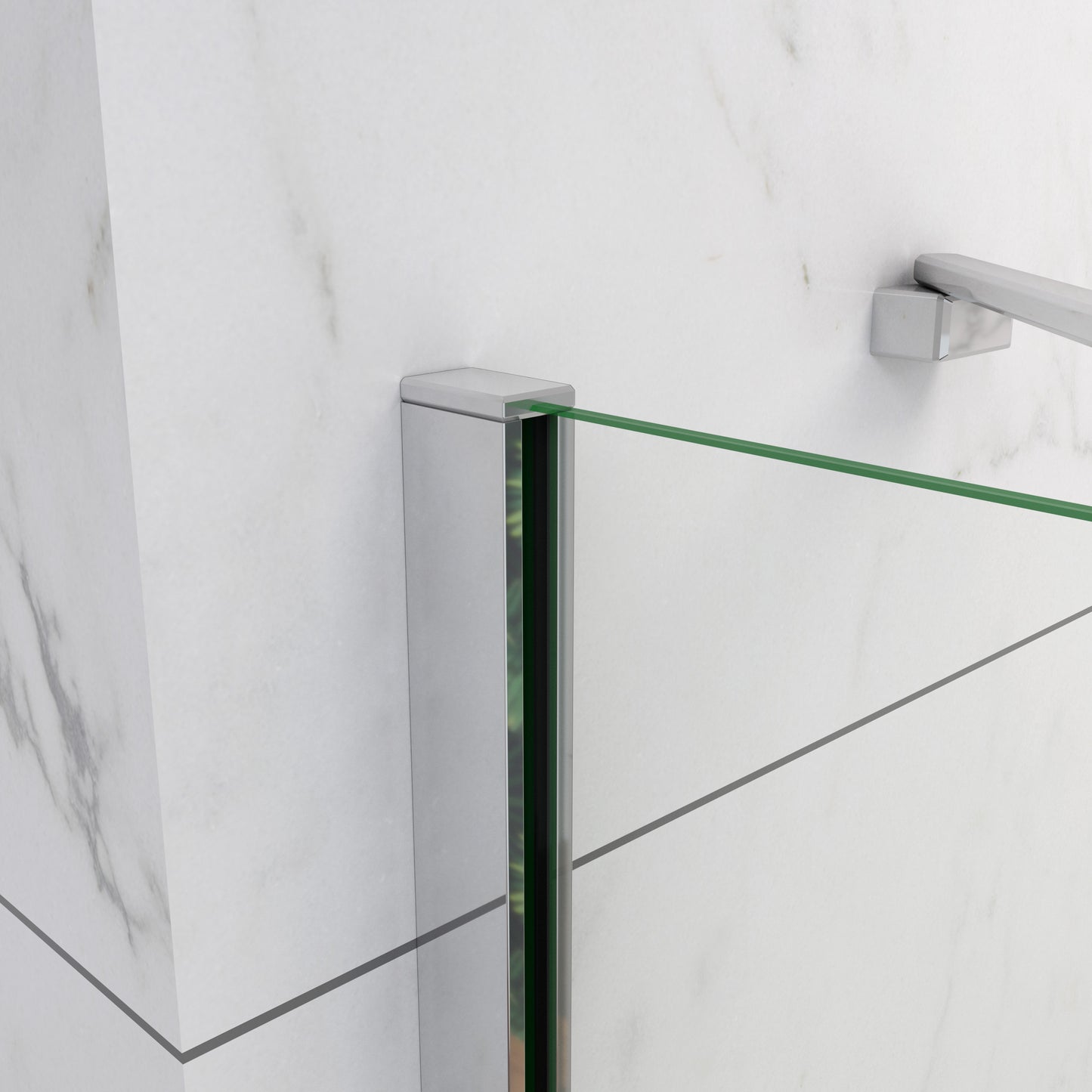Cabina de ducha semicircular mampara de baño 6mm ESG cristal diferentes tamaños
