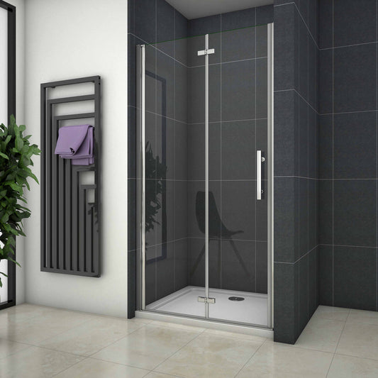 Mampara ducha Pantalla baño plegable puerta de Aica diferentes tamaños