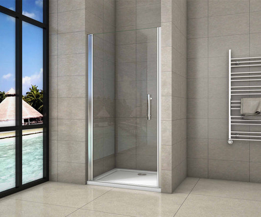 Mamparas de Ducha Puerta sencilla de Baño vidrio 6mm Easyclean