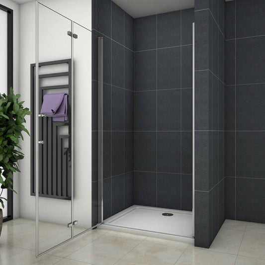 Mampara ducha Pantalla baño plegable puerta de Aica diferentes tamaños