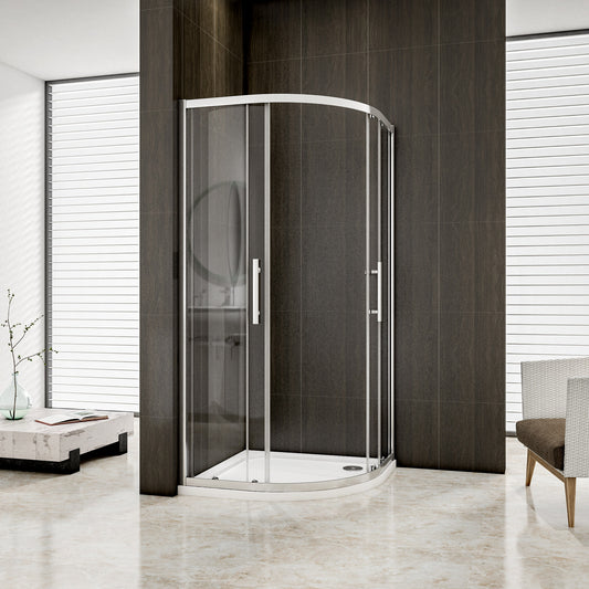 Mamparas de ducha Semicircular Puerta Corredera 6mm