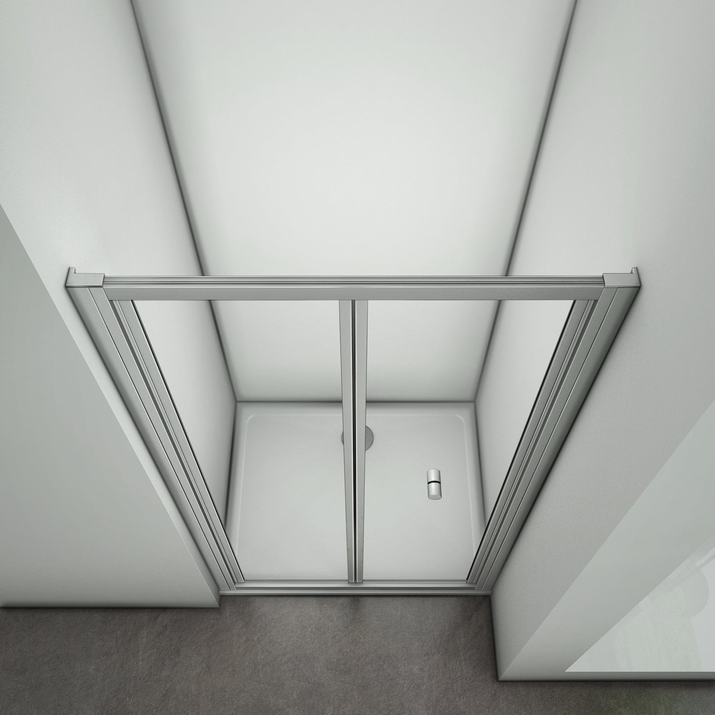 Mamparas Puerta Abatible Pantalla de Ducha 5mm cristal para