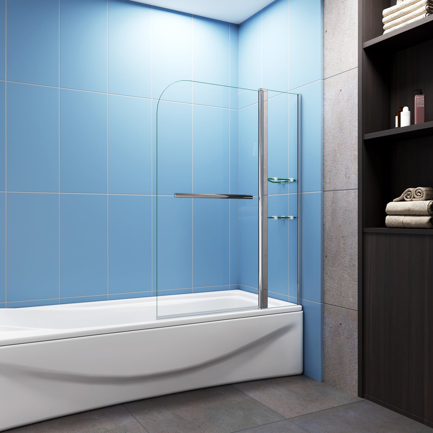 liquidacion Mamparas/Pantalla de Bañera Biombo Plegable para Ducha y Baño