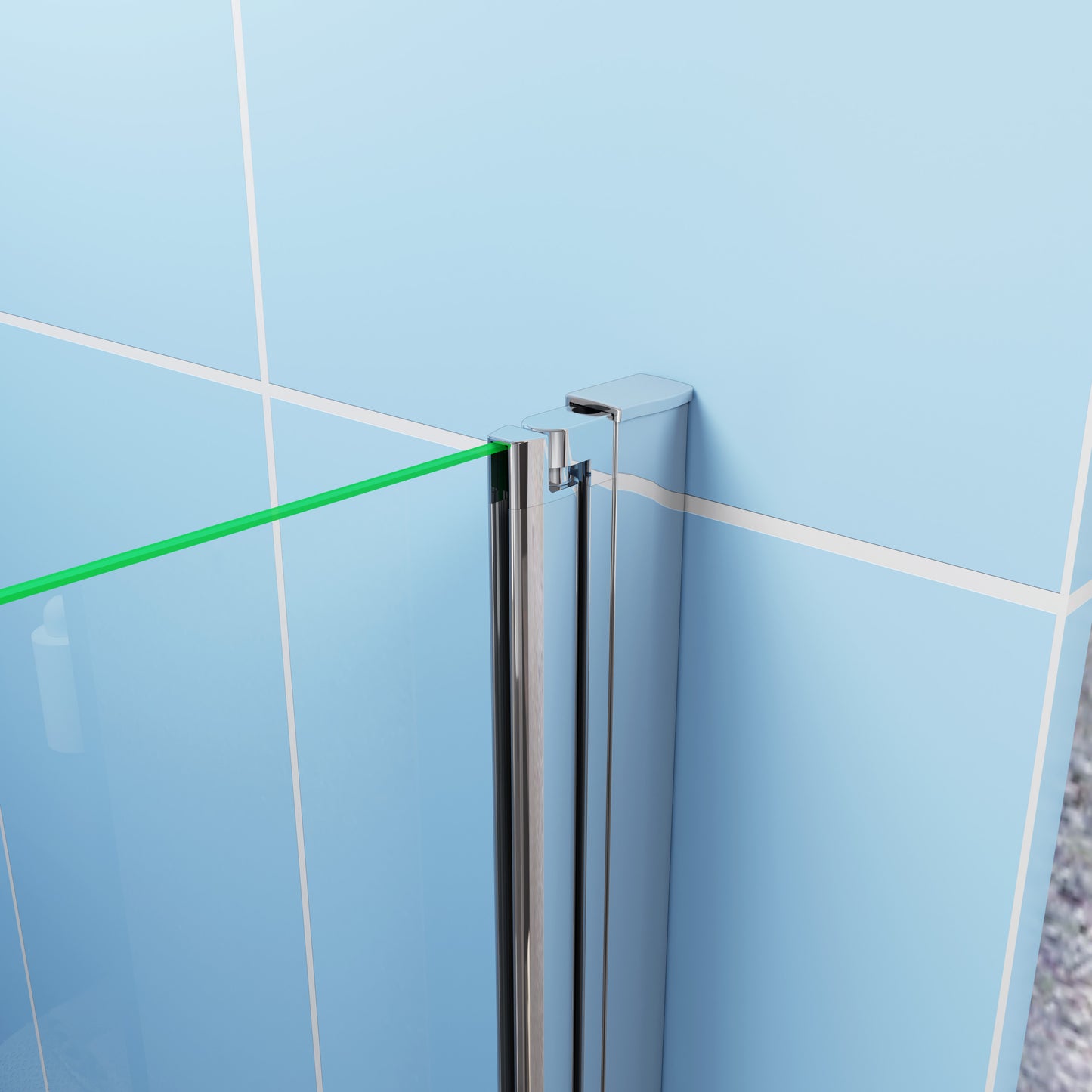 liquidacion Mamparas de Ducha Angular Doble Puerta Plegable 6mm Antical + Plato de Ducha