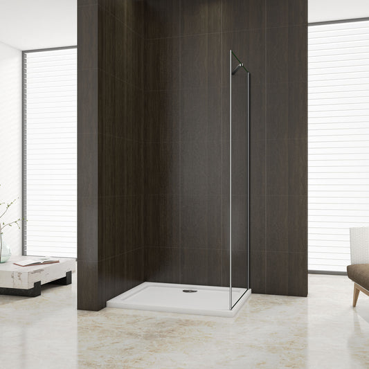 Mampara fija para ducha Panel fijo de cristal templado de 6 mm