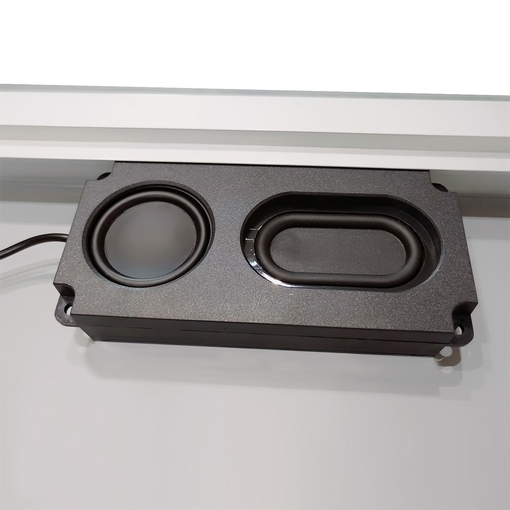 Bluetooth Espejo LED Iluminado para baño, Antivaho. Espejo Bluetooth Iluminado con Retroiluminación Luz Ajustable 2700k-6000k, A+