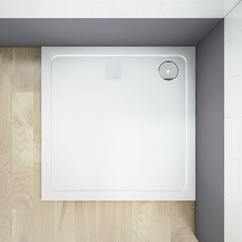 Mamparas de Ducha 2 Fijas + 2 Corredizas Puertas Corredera de Baño cristal vidrio templado 6mm