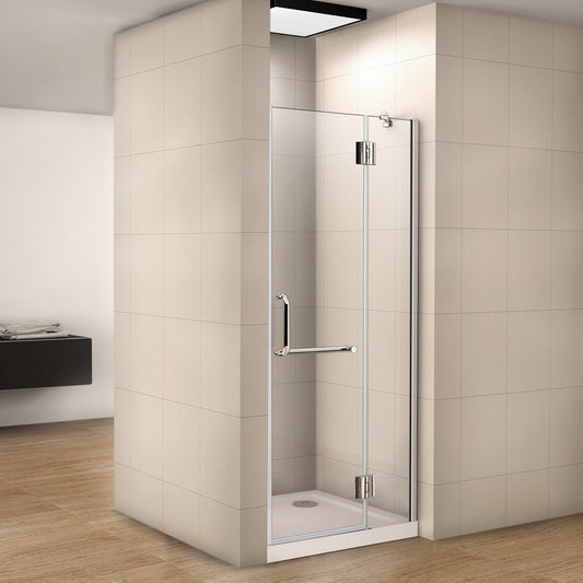 liquidacion Mampara Pantalla de ducha puerta de bisagra 8mm Easyclean vidrio