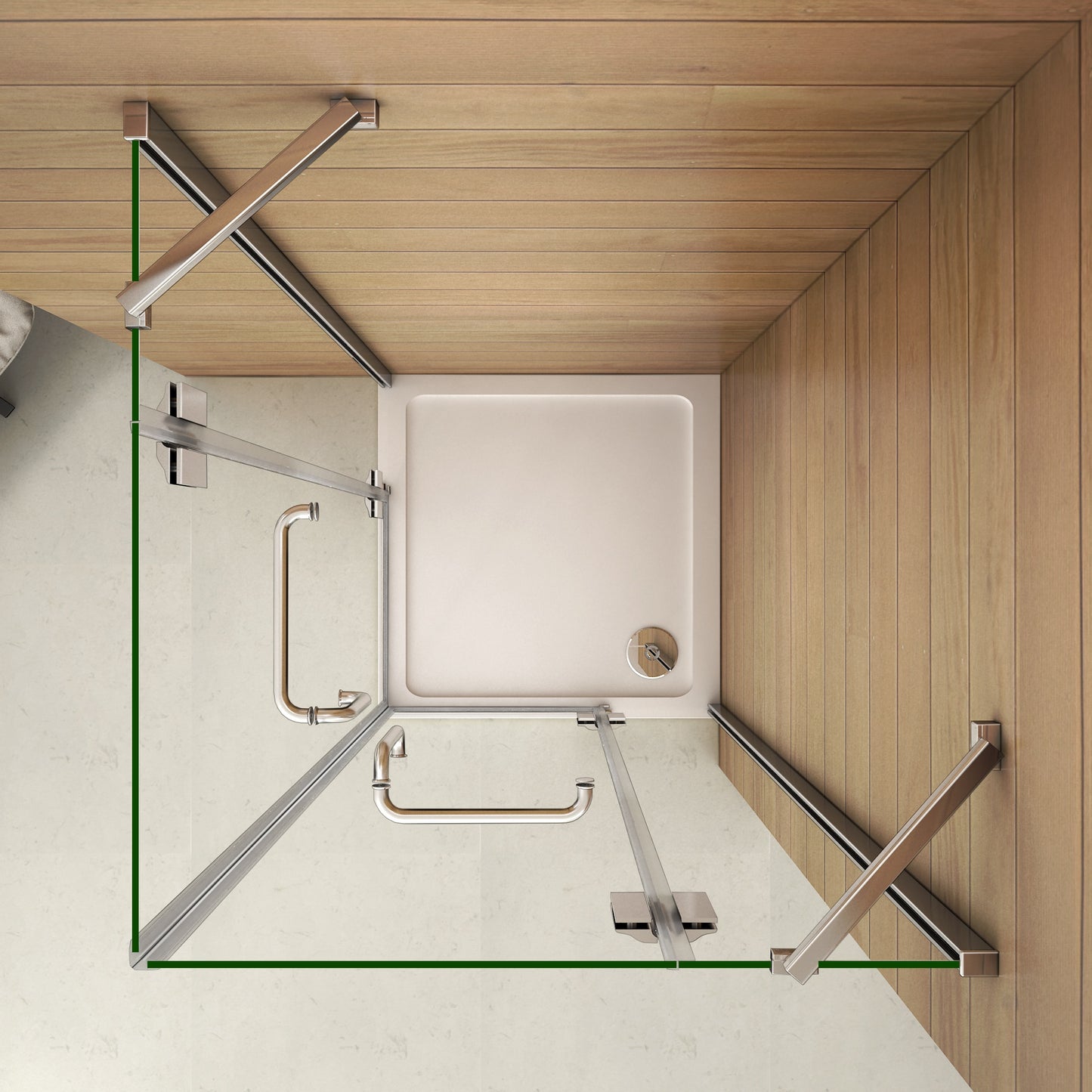 liquidacion Mamparas Cabina de Ducha cristal 8mm Puerta Abatible de Baño