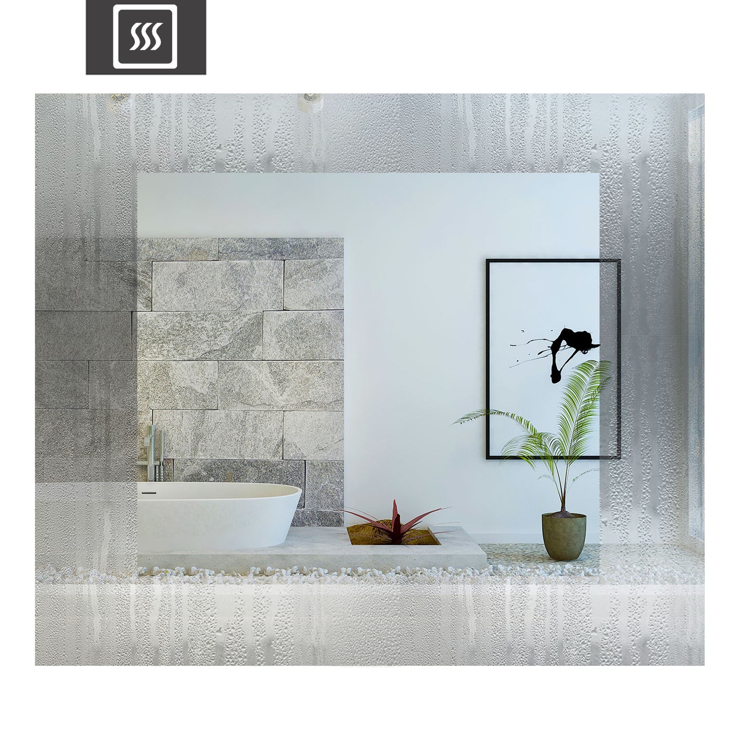 Espejo Bluetooth LED con/sin Lupax3 de Maquillaje, Iluminación Ajustable, Antivaho, Botón Táctil.(Brillo LED Envolvente)