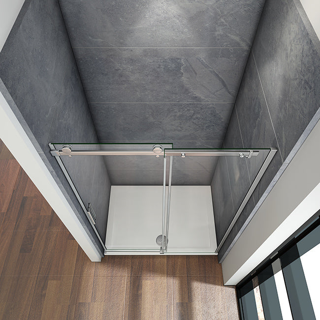 Mamparas de Ducha Corrediza 2 Ruedas cristal templado 6mm