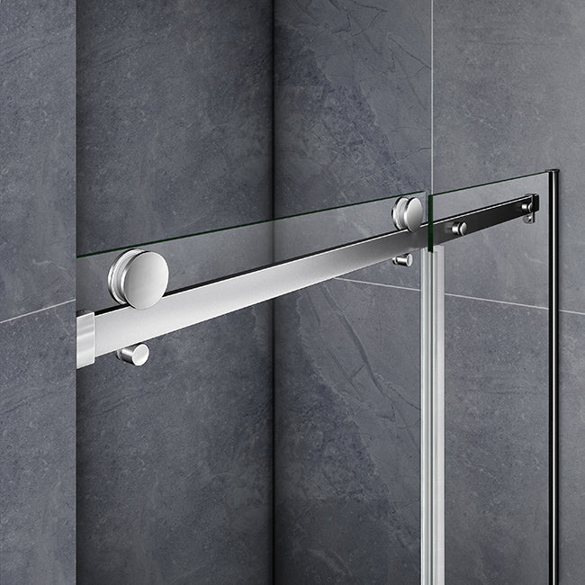 Mamparas de Ducha Corrediza 2 Ruedas cristal templado 6mm