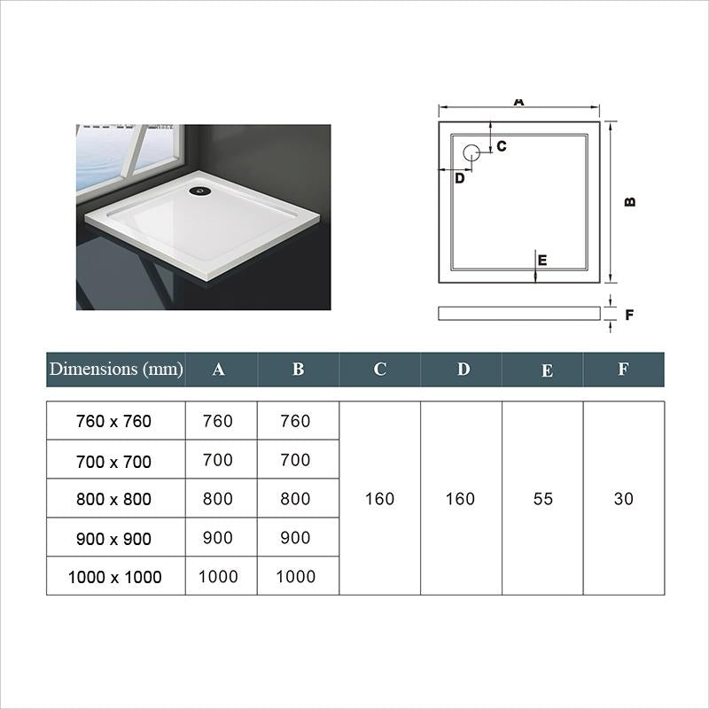 liquidacion Mamparas de Ducha Angular Doble Puerta Plegable 6mm Antical + Plato de Ducha