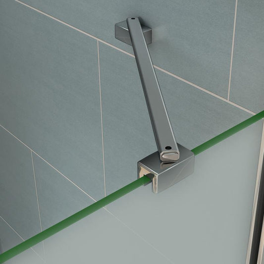 Mamparas de Ducha Panel Fijo Cristal esmerilado Antical 8mm - Barra 45cm