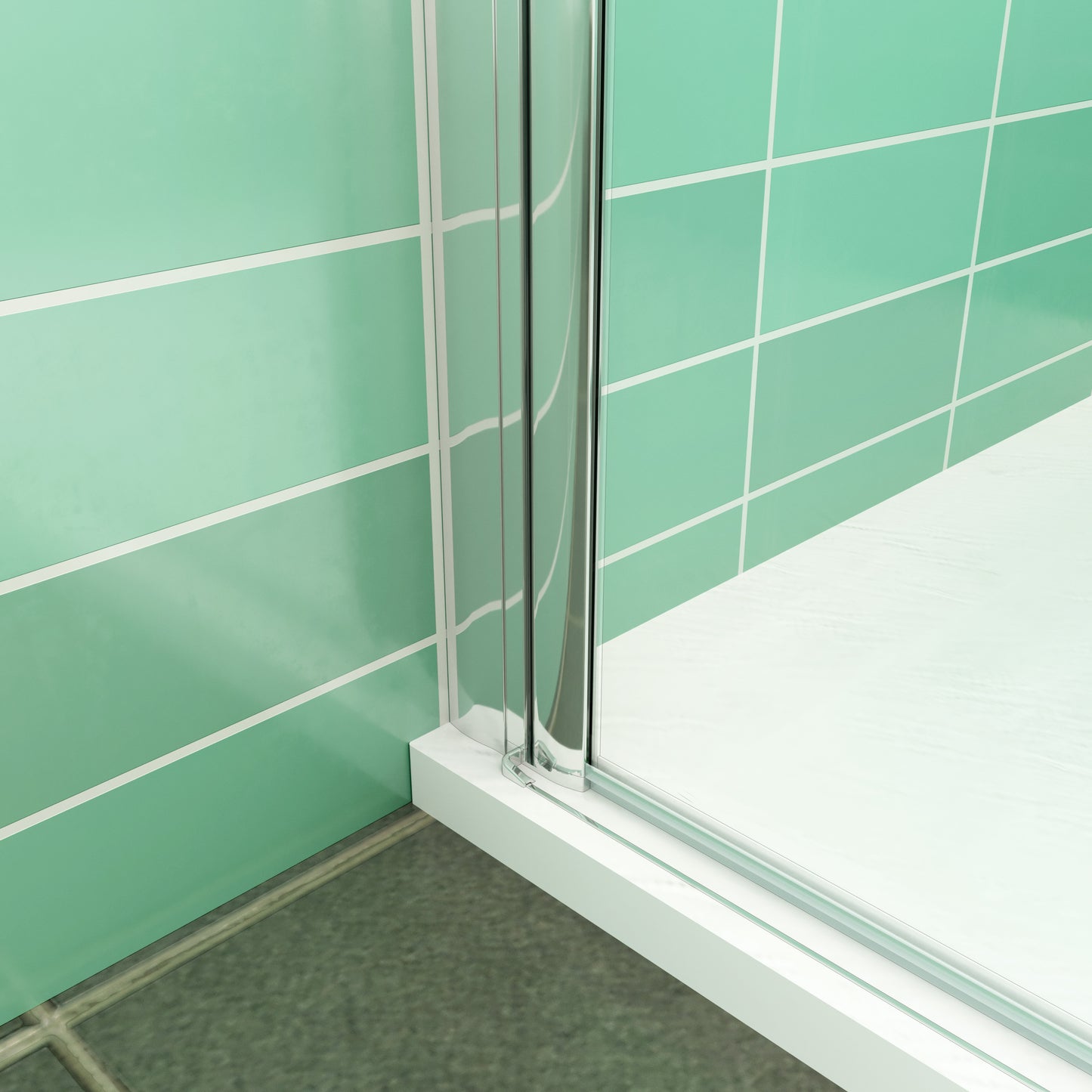 Puerta de ducha Abatible Frontal Cristal 6mm Antical