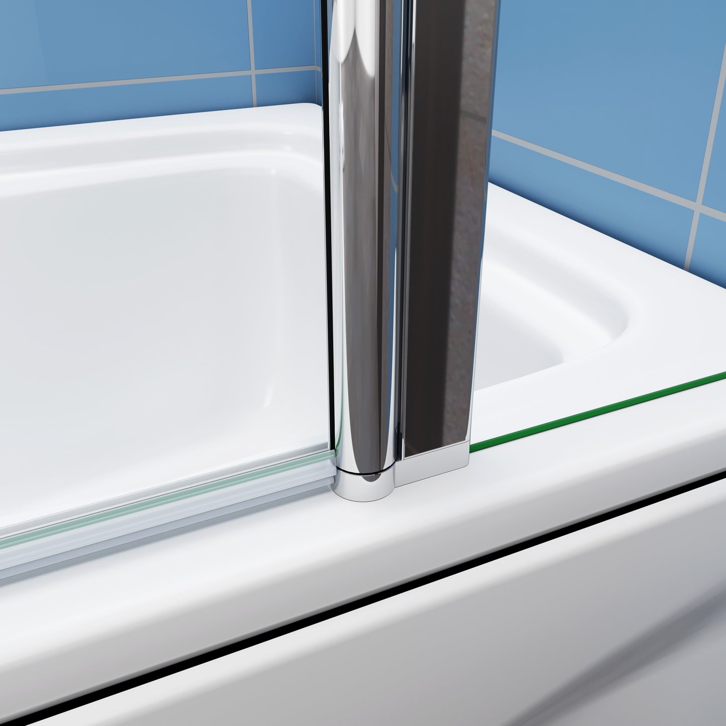 liquidacion Mamparas/Pantalla de Bañera Biombo Plegable para Ducha y Baño