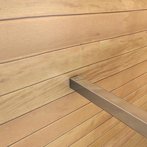 Barra de soporte 90 cm para Panel de ducha Mamparas de baño