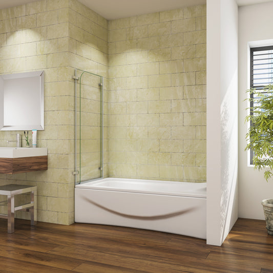 Mamparas/Pantalla para Bañera de Baño Biombo Plegable