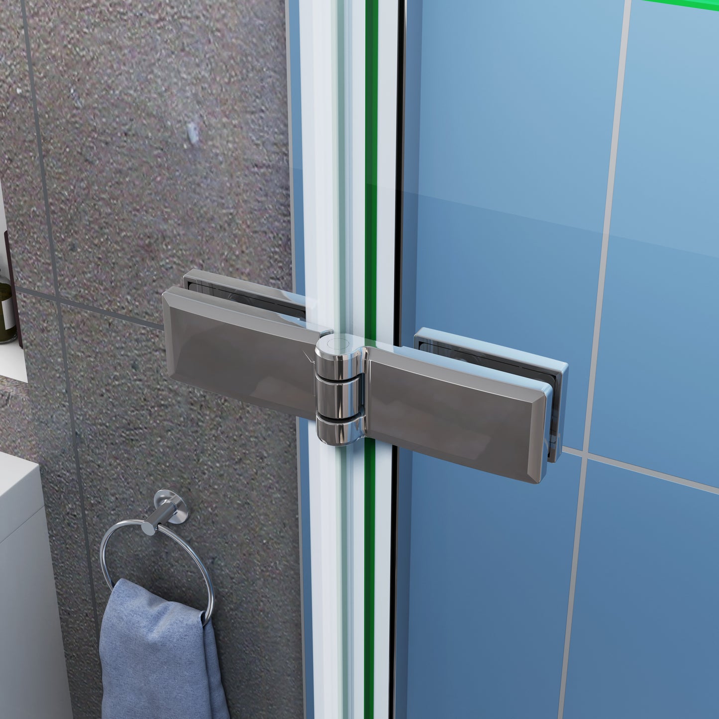 liquidacion Mamparas de Ducha Angular Doble Puerta Plegable 6mm Antical + Plato de Ducha