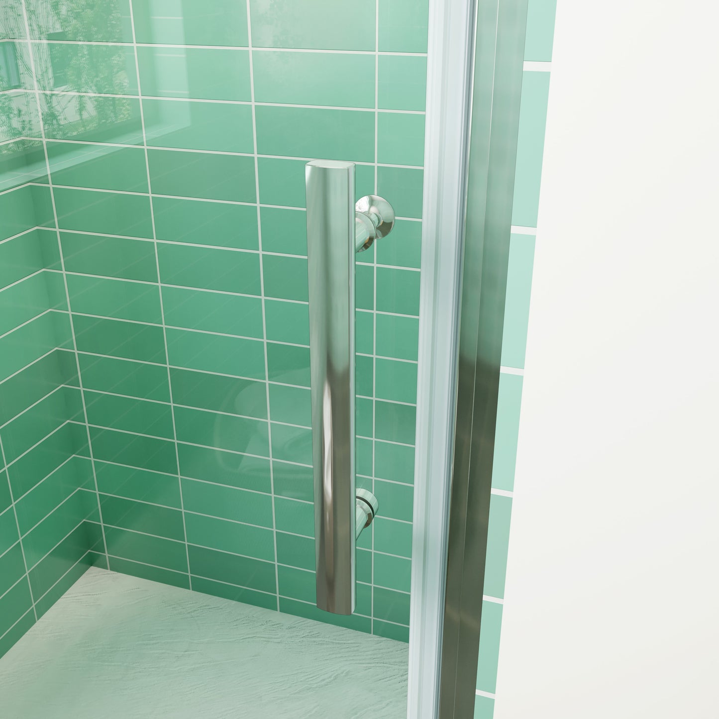 Puerta de ducha Abatible Frontal Cristal 6mm Antical