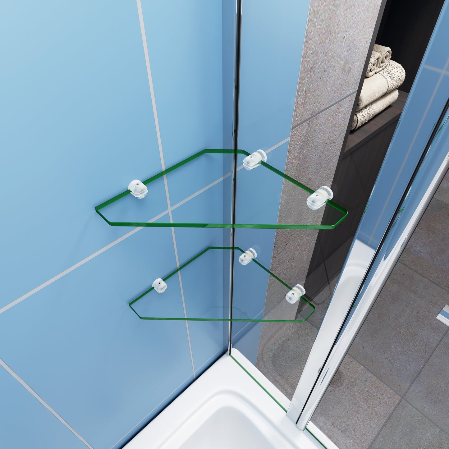 liquidacion Mamparas/Pantalla de Bañera Biombo Plegable para Ducha y Baño
