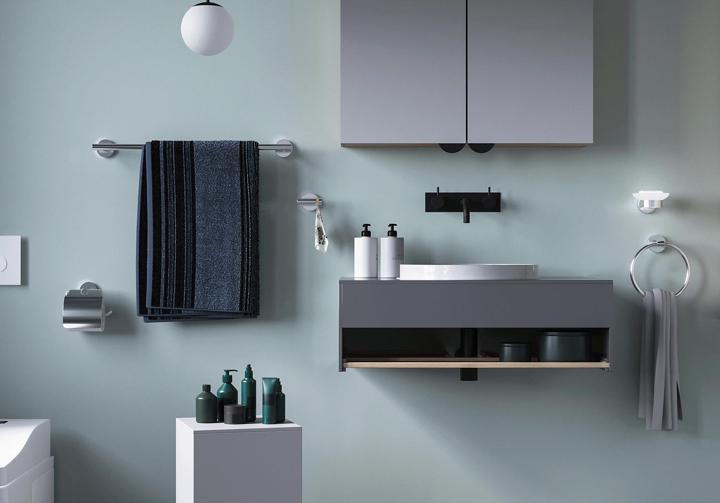 Accesorios de baño de 5 piezas,acero inoxidable