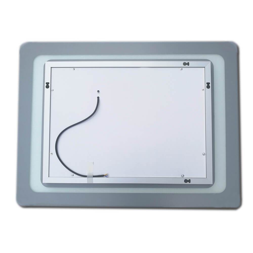 Espejo de para baño led(Birllo LED envolvente) anti-niebla horizontal interruptor de sensor de un toque