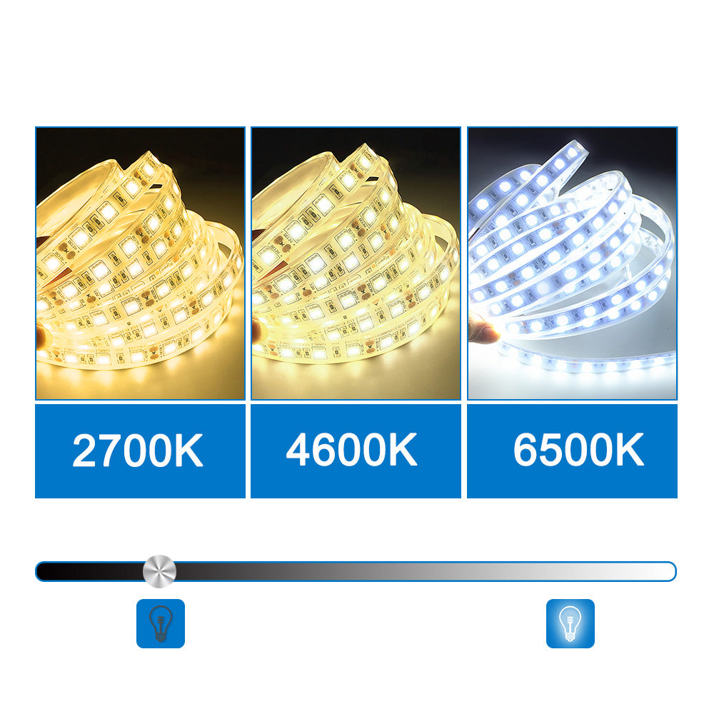 60/70/80cm Espejo Baño con Iluminación LED Redondo 3 Luces(Brillo LED Envolvente), Dos Botón Táctil con Antivaho