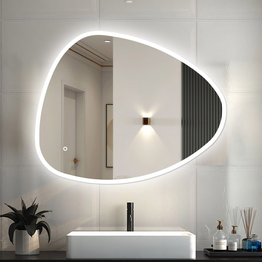 Aica Espejo de baño LED , tres colores regulable, antivaho, memoria de apagado, diseño elegante