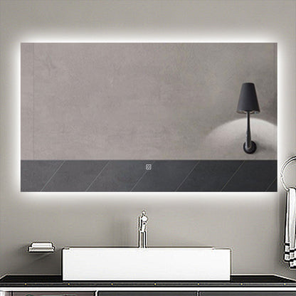 Espejo de baño LED , antivaho, brillo regulable, función memoria