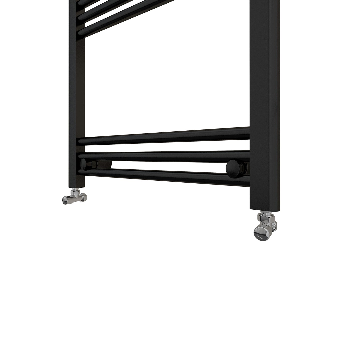 AICA Toallero secatoallas radiador negro 138x50cm calefacción en sistema circuito de agua caliente válido