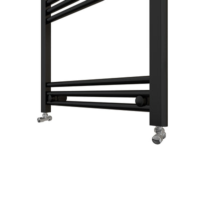 AICA Toallero secatoallas radiador negro 165x50cm calefacción en sistema circuito de agua caliente válido