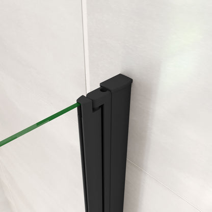 AICA Mampara de Ba?era Abatible 3 Hojas Cristal Antical 6mm 3 veces plegable Tama?o (1280-1300)x1400mm