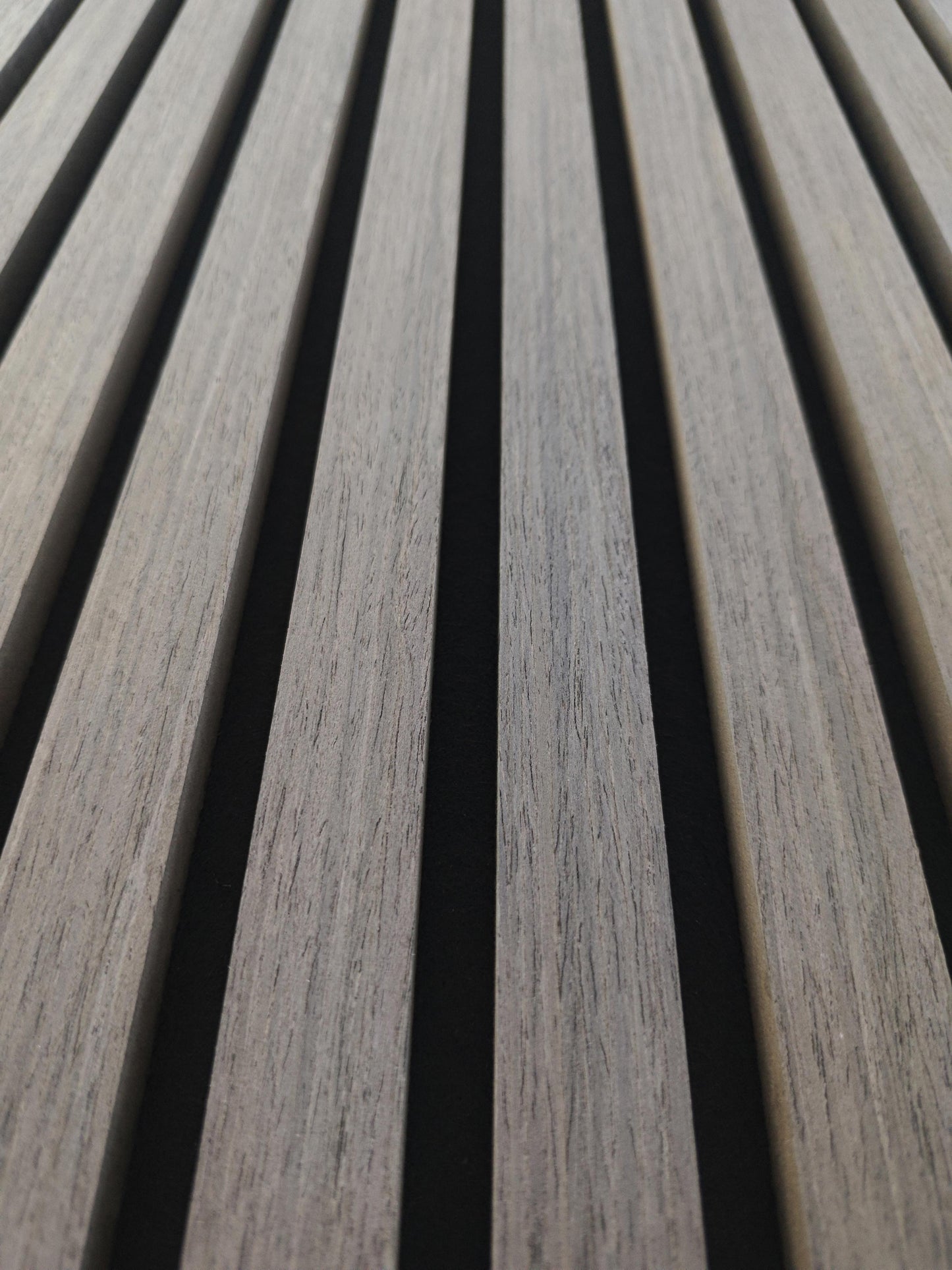 Paneles acústicos decorativos de MDF para paredes - Set de 2/3 Unidades - 240x60 cm - Color roble natural/claro/oscuro/nogal/gris claro