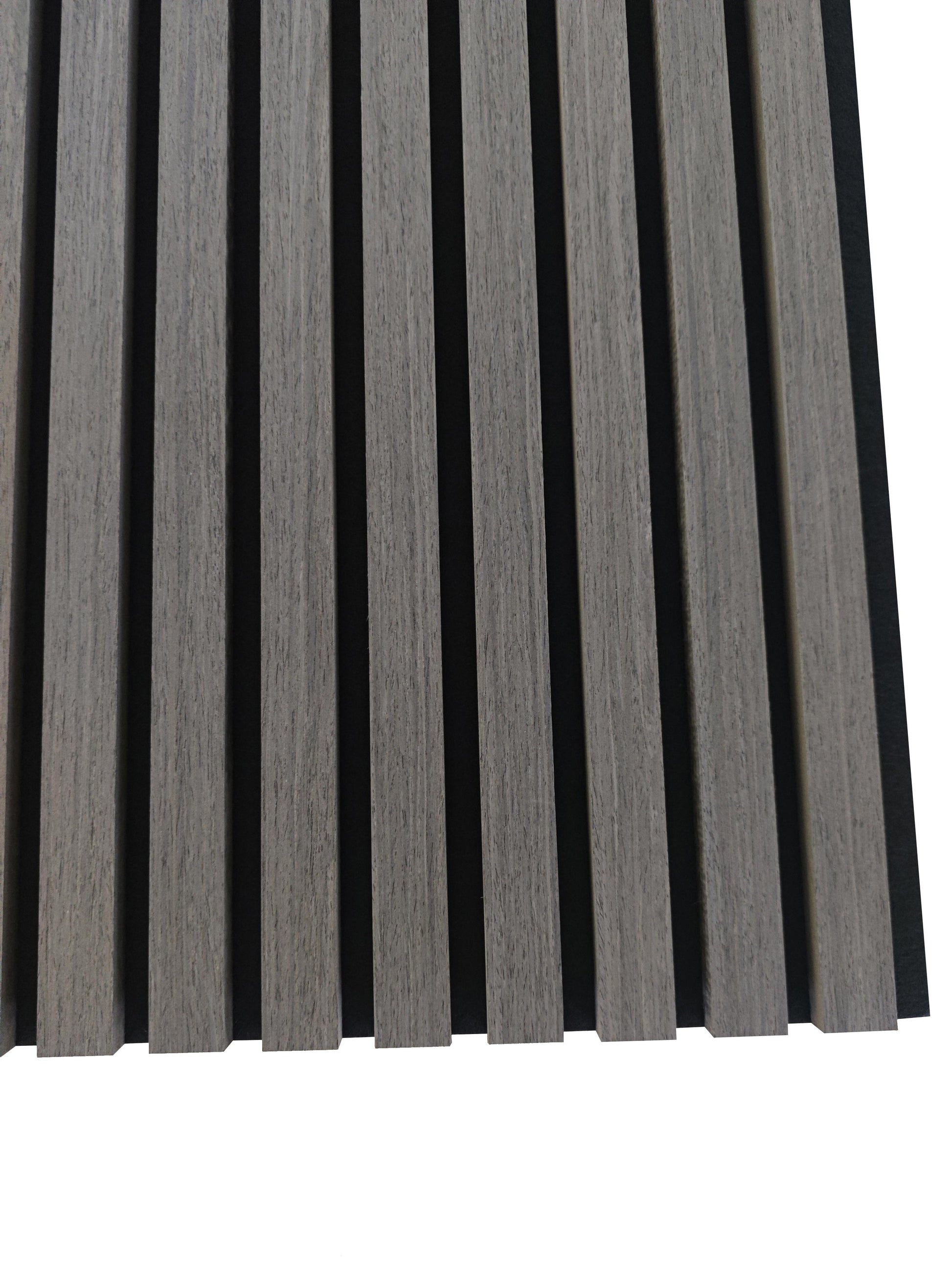 Paneles acústicos decorativos de MDF para paredes - Set de 2/3 Unidades - 240x60 cm - Color roble natural/claro/oscuro/nogal/gris claro